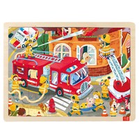 TOI 图益 经典拼图系列 消防车 24片 多款可选