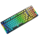 AULA 狼蛛 F98 三模机械键盘 99键 灰木轴V3 RGB