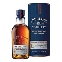 Aberlour 亚伯乐 雅伯莱 单一麦芽苏格兰威士忌14年双桶陈酿700ml