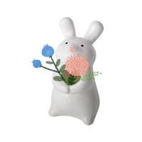 SANQ 三浅 童话森林系列 Bunny兔 插花装饰摆件 14.2*8.2cm