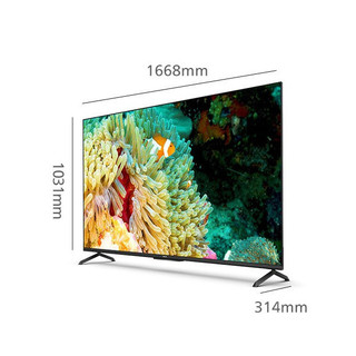 PHILIPS 飞利浦 7200系列 75PUF7297/T3 液晶电视 75英寸 4K