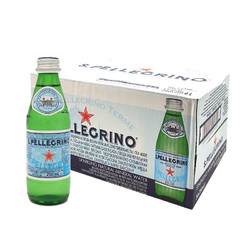 S.PELLEGRINO 圣培露 意大利原产地进口圣培露天然矿泉水250ML*24玻璃瓶