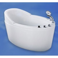 PLUS会员：FAENZA 法恩莎 FW007Q  1.3m亚克力五件套浴缸澡盆