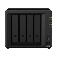 Synology 群晖 DS920+ 4盘位 NAS存储 黑色（J4125、4GB、无盘）