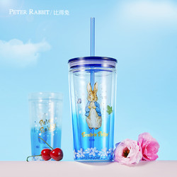 PETER RABBIT 比得兔 PR-T1427 玻璃吸管杯 630ml