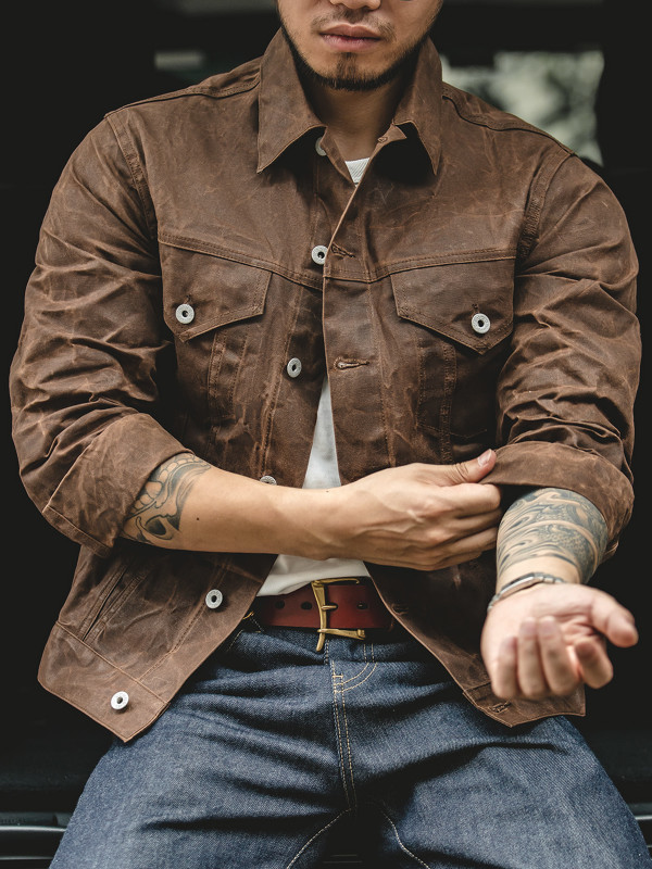 maden 马登 美式复古油蜡夹克 ts2107082