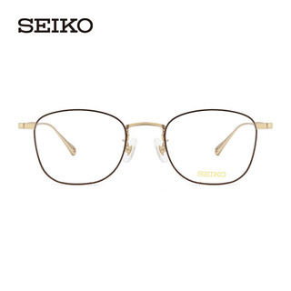 SEIKO 精工 全框钛材超轻眼镜架 （多款钛架任选） 配 蔡司泽锐防蓝光1.60