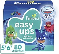 Pampers 帮宝适 Easy Ups 训练裤男孩和女孩,5T-6T(尺码 7),80片