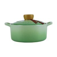 YOSHINA 吉奈 耐热砂锅（2.2L、进口锂辉石、苹果绿)