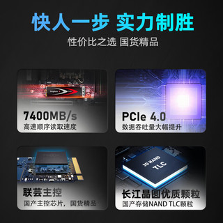 KINGBANK 金百达 KP260 PLUS系列 NVMe M.2 固态硬盘 2TB