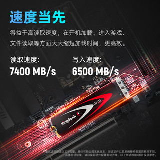 KINGBANK 金百达 KP260 PLUS系列 NVMe M.2 固态硬盘 2TB