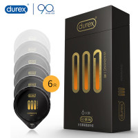 durex 杜蕾斯 001安全套 湿润热感 6只装