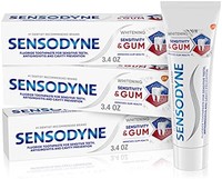 Sensodyne Sensitivity & 牙龈亮白牙膏（3 支装）