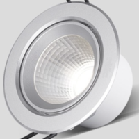 雷士照明 ESTLS1453 LED射灯 5W 暖白光 砂银