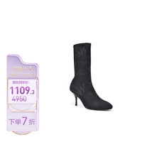 STUART WEITZMAN 斯图尔特韦茨曼SW礼物女靴VIOLETTA 80短靴WE0901262B-BLK 400