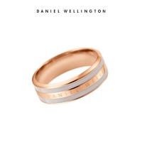 Daniel Wellington dw双色戒指男女 情侣戒指 情侣对戒 生日礼物送女友 晨雾灰 12号 DW00400056