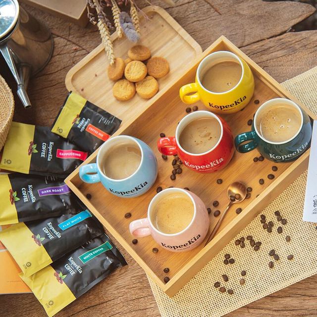 KopeeKia 咖啡仔 马来西亚精品速溶冷萃拿铁拿铁三合一咖啡粉 3合1 即溶咖啡饮品白咖啡风味