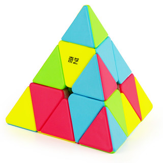 奇艺 QY3076 启明S2 3阶金字塔魔方 彩色
