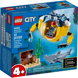 LEGO 乐高 City城市系列 60263 迷你海洋潜艇