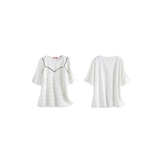 EPTISON 衣品天成 女士圆领短袖T恤 AWT160 白色 L