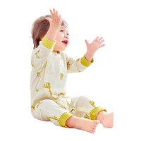 PLUS会员：全棉时代 婴幼儿长袖连体衣 2件装