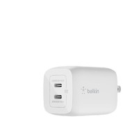 移动端、京东百亿补贴：belkin 贝尔金 65W 双口氮化镓充电器