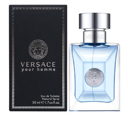 VERSACE 范思哲 香水 同名经典男士淡香水30\/50\/100ml 圣诞礼物 经典同名男士香水30ml