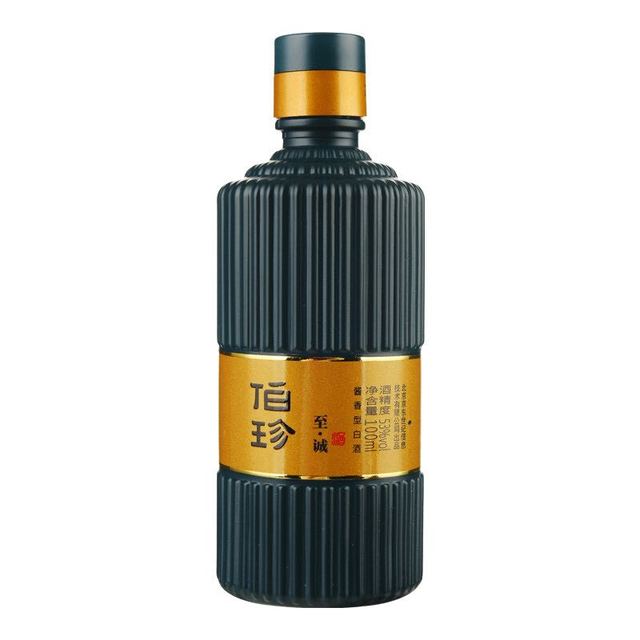 伯珍 至诚 53度 酱香型白酒 100ml 单瓶装