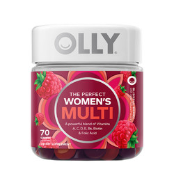 OLLY 女性复合维生素软糖含叶酸多种维生素 70粒/瓶