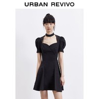 URBAN REVIVO UR女装法式甜美镂空灯笼袖宝藏连衣裙WJ15S7AN2000