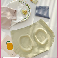 宠爱集 3D蜜桃臀冰丝无痕裸感内裤女一片式中腰舒适透气三角裤速干