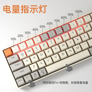 LANGTU 狼途 GK65 三模机械键盘 65键 金轴