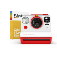 Polaroid 宝丽来 Now拍立得 一次成像 复古经典 自动对焦式胶片相机 红色套装一（含i-Type彩色胶片8张）