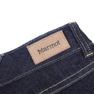 Marmot/土拨鼠春季新款户外女士牛仔裤排汗透气休闲长裤V47610