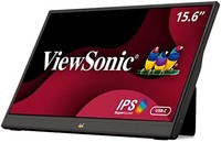 ViewSonic 优派 VA1655 15.6 英寸 1080p 便携式IPS显示器,带移动人体工学,USBC和迷你HDMI,适用于家庭和办公室