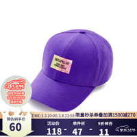 CAT 卡特彼勒 卡特纯棉鸭舌帽棒球帽CK1BCQ01173 紫色 均码