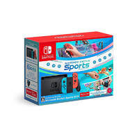 黑卡会员：Nintendo 任天堂 Switch 续航彩主机+Switch Sports运动数字版游戏套装