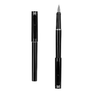 deli 得力 钢笔 发现者系列 S668F 黑色 F尖 单支装