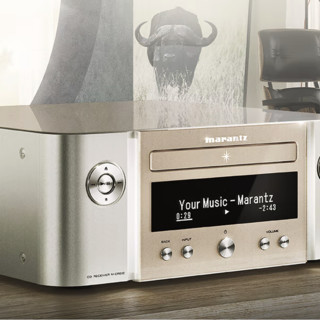 marantz 马兰士 M-CR612+707 S3 2.0声道组合影院 墨渊黑+金银色