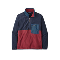 Patagonia 巴塔哥尼亚 Microdini 男子抓绒衫 26200 亮丽红 XL