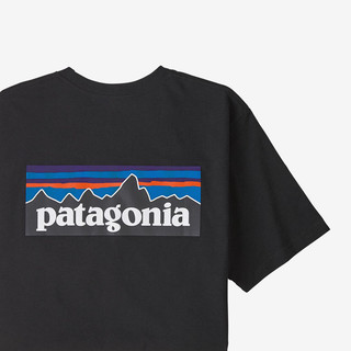 Patagonia 巴塔哥尼亚 P-6 男子户外T恤 38504 黑色 L