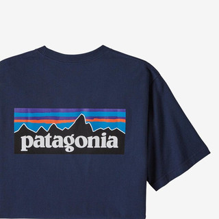 Patagonia 巴塔哥尼亚 P-6 男子户外T恤 38504 海军蓝 L