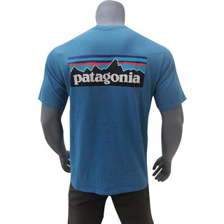 Patagonia 巴塔哥尼亚 P-6 男子户外T恤 38504 岛屿蓝 L