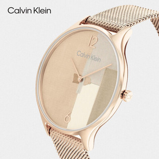 卡尔文·克莱恩 Calvin Klein 凯文克莱（Calvin Klein）CK 永恒款不锈钢表带 时尚石英女表送女友25200006