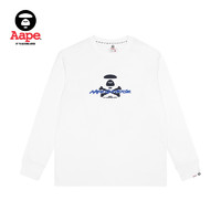 Aape X-BONE 男士撞色涂鸦长袖T恤 0745XXF