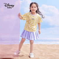 Disney 迪士尼 女童棉质短袖T