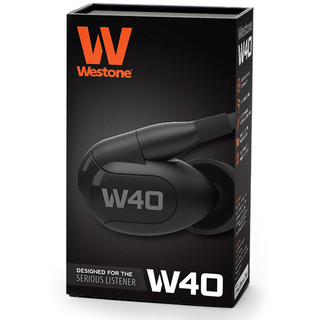 威士顿（Westone）W40 旧款 旗舰级高保真HIFI音乐耳机 四单元动铁 入耳式有线耳机 蓝牙耳机