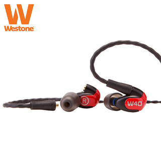 威士顿（Westone）W40 旧款 旗舰级高保真HIFI音乐耳机 四单元动铁 入耳式有线耳机 蓝牙耳机