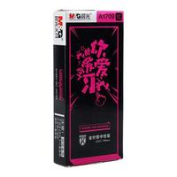 M&G 晨光 AGPA1709 拔帽中性笔 黑杆红芯 0.5mm 12支装