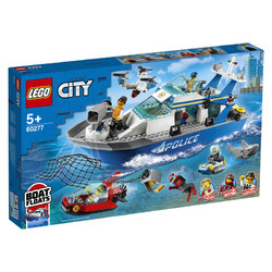 LEGO 乐高 City城市系列 60277 警用巡逻艇